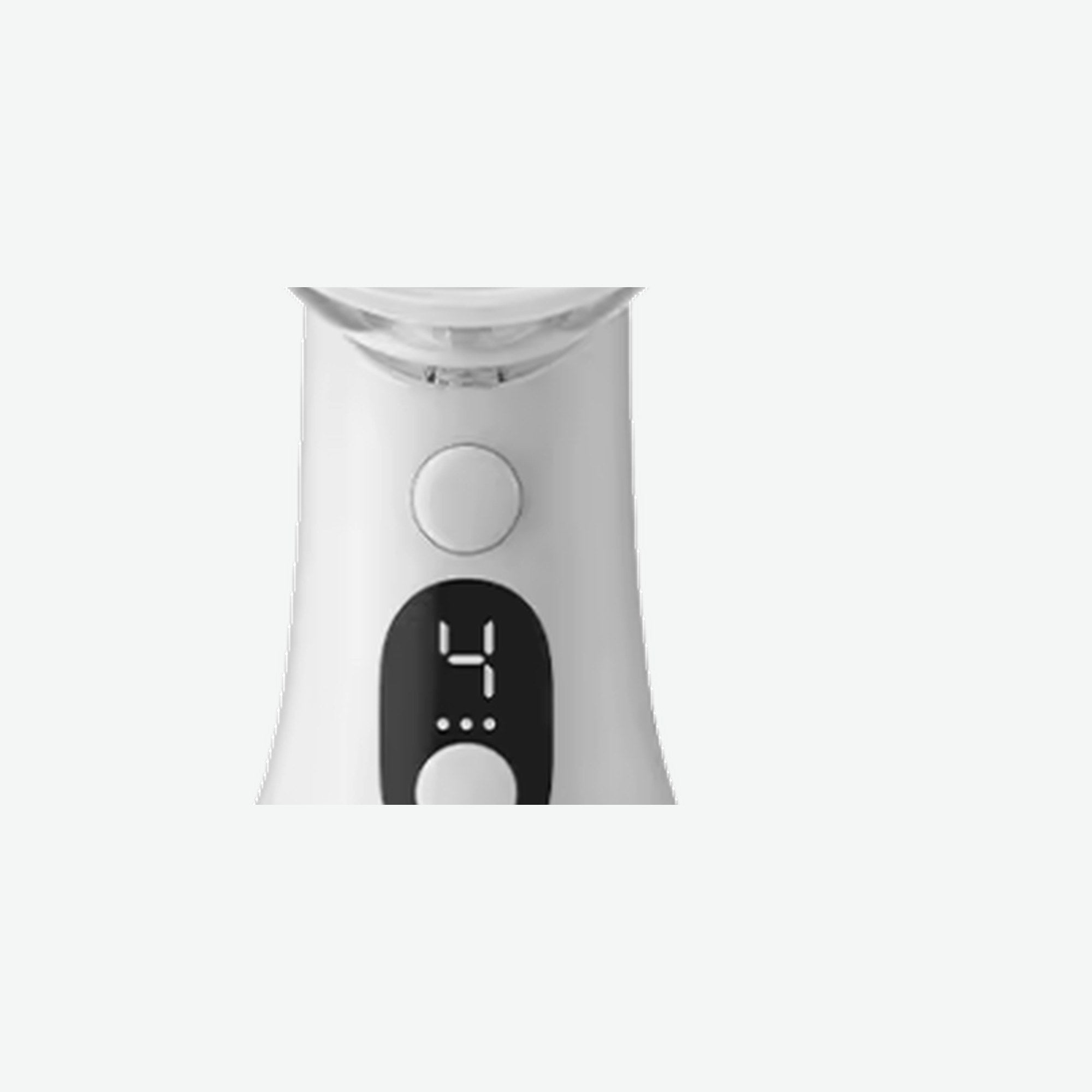 Écran des quatre modes du nettoyeur d'oreille : doux, normal, fort et pulsé